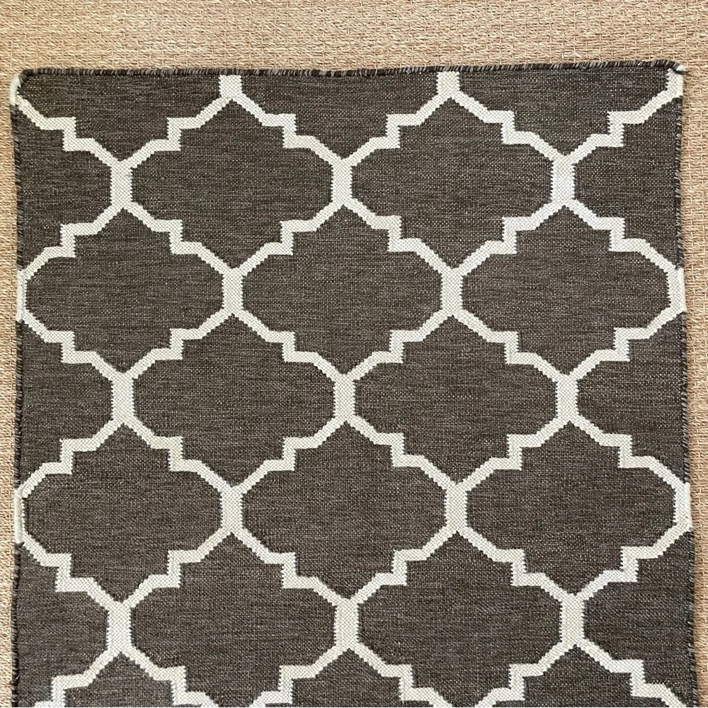 Ben Soleimani for Restoration Hardware Moroccan Tile Flat Weave Accent Rug 3x5’